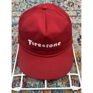 Vintage Players Firestone Trucker Hat Quality Starts At The Top!